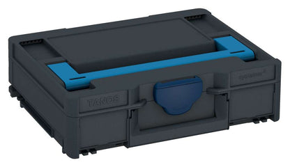 Systainer³ M 112, Anthracite with Sky Blue lid handle and Sapphire Blue catches