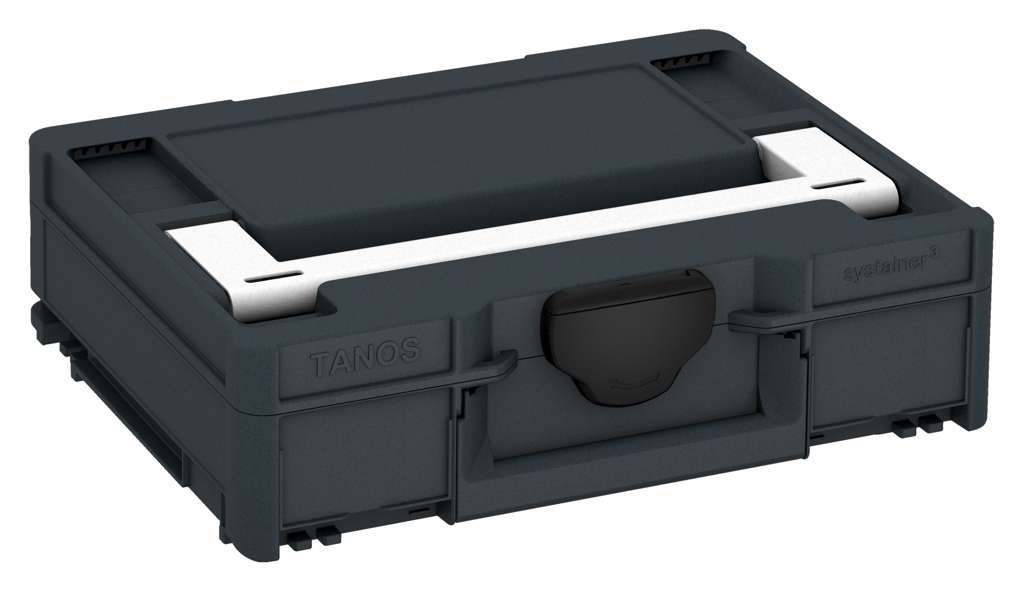 Systainer³ M 112, Anthracite with White lid handle and Black catches