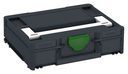 Systainer³ M 112, Anthracite with White lid handle and Emerald Green catches
