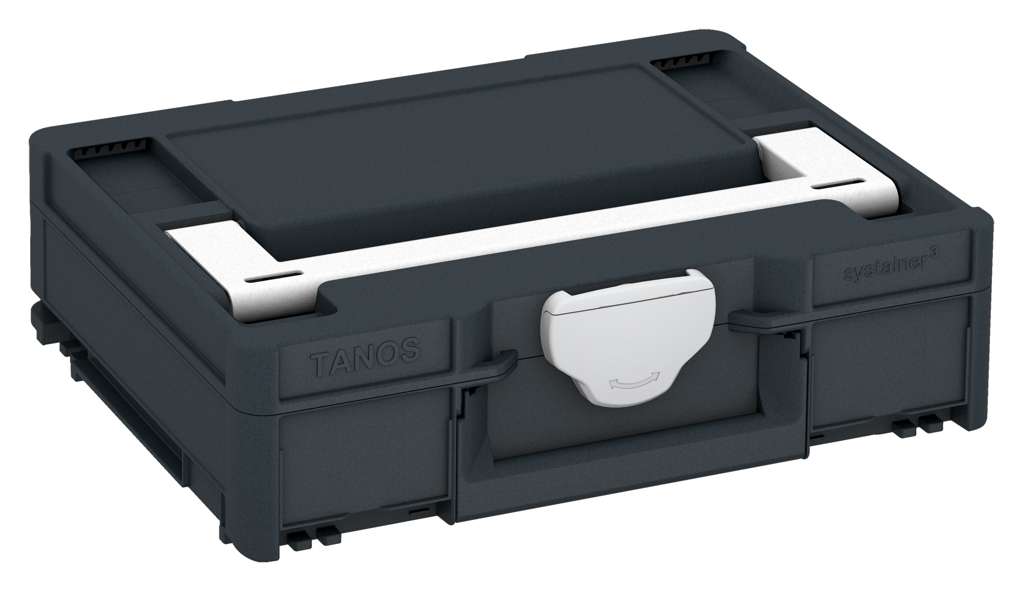 Systainer³ M 112, Anthracite with White lid handle and Light Grey catches
