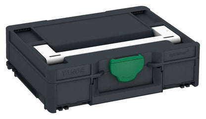 Systainer³ M 112, Anthracite with White lid handle and Signal Green catches