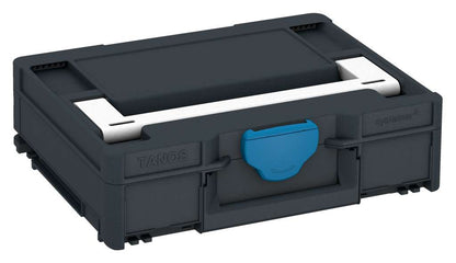 Systainer³ M 112, Anthracite with White lid handle and Sky Blue catches