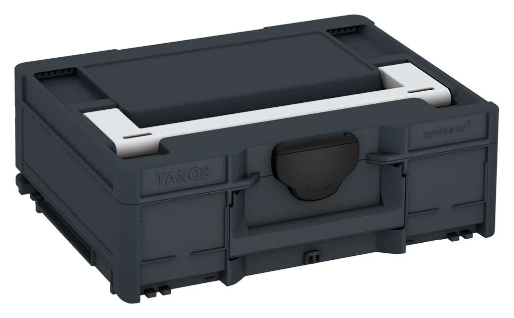 Systainer³ M 137, Anthracite with Light Grey lid handle and Black catches