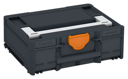 Systainer³ M 137, Anthracite with Light Grey lid handle and Deep Orange catches