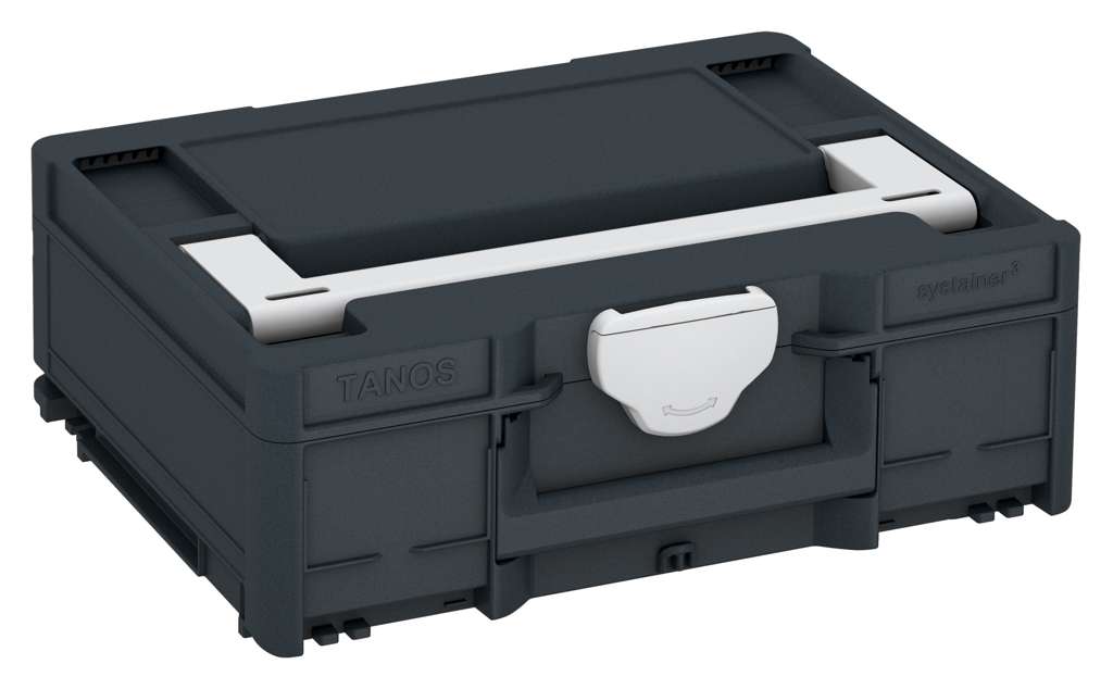 Systainer³ M 137, Anthracite with Light Grey lid handle and Light Grey catches