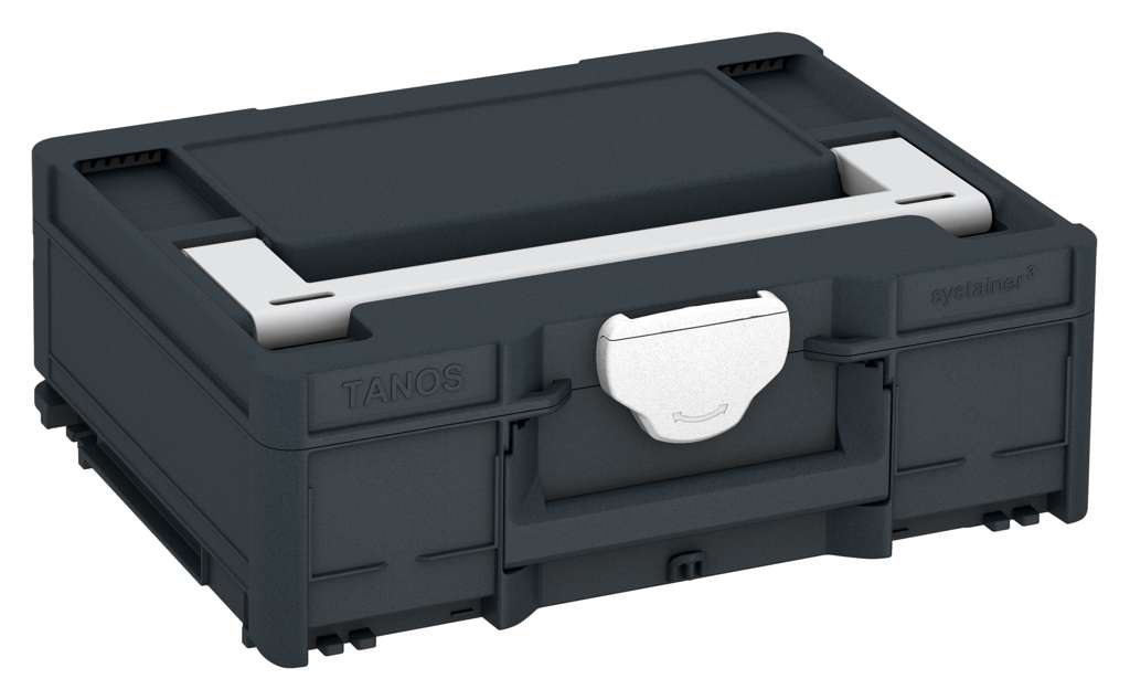 Systainer³ M 137, Anthracite with Light Grey lid handle and White catches