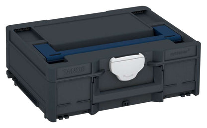 Systainer³ M 137, Anthracite with Sapphire Blue lid handle and Light Grey catches