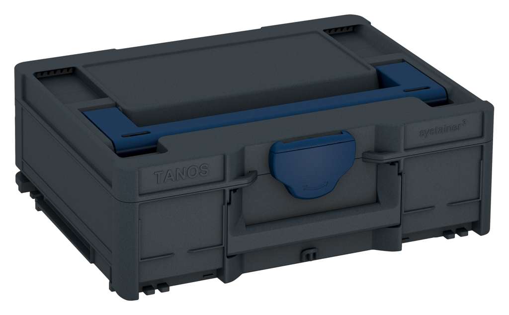 Systainer³ M 137, Anthracite with Sapphire Blue lid handle and Sapphire Blue catches