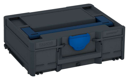 Systainer³ M 137, Anthracite with Sapphire Blue lid handle and Signal Blue catches