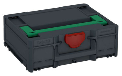Systainer³ M 137, Anthracite with Signal Green lid handle and Carmine Red catches