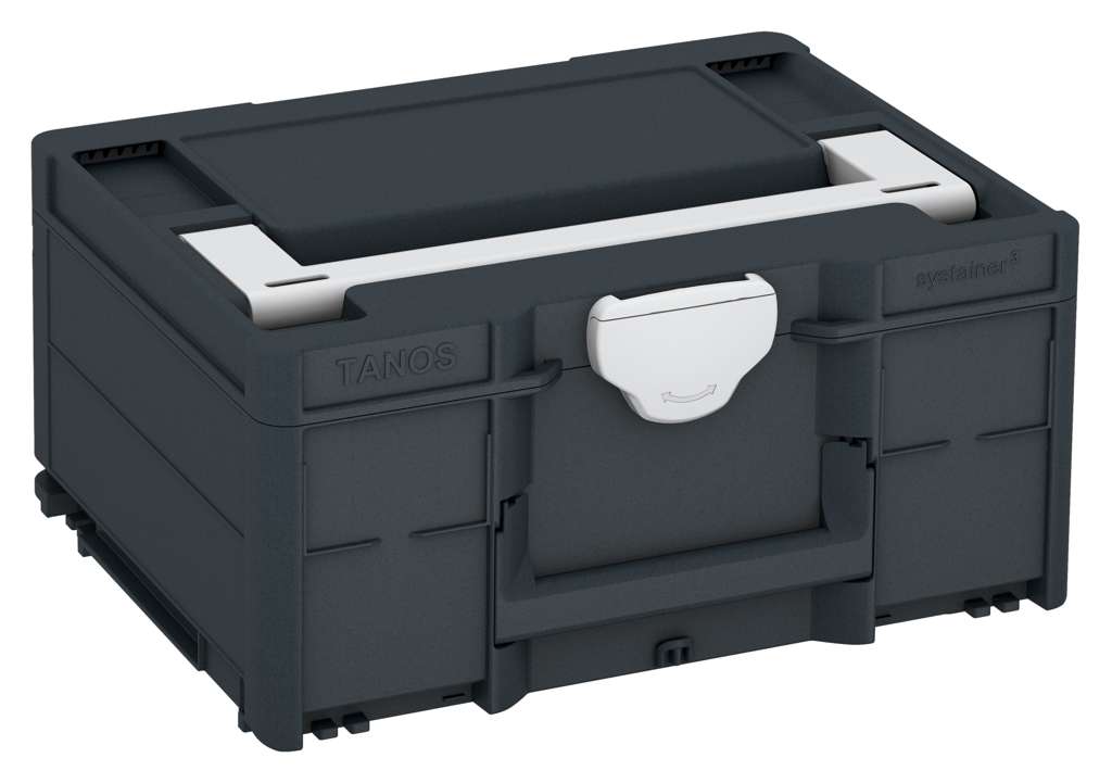 Systainer³ M 187, Anthracite with Light Grey lid handle and Light Grey catches