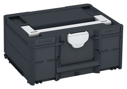 Systainer³ M 187, Anthracite with Light Grey lid handle and Light Grey catches