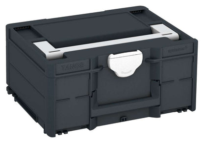 Systainer³ M 187, Anthracite with Light Grey lid handle and White catches