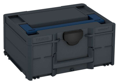 Systainer³ M 187, Anthracite with Sapphire Blue lid handle and Black catches