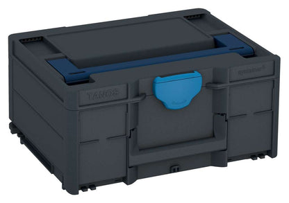 Systainer³ M 187, Anthracite with Sapphire Blue lid handle and Sky Blue catches