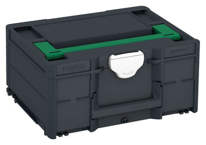 Systainer³ M 187, Anthracite with Signal Green lid handle and White catches