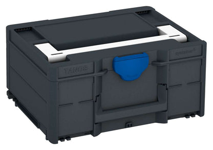 Systainer³ M 187, Anthracite with White lid handle and Signal Blue catches