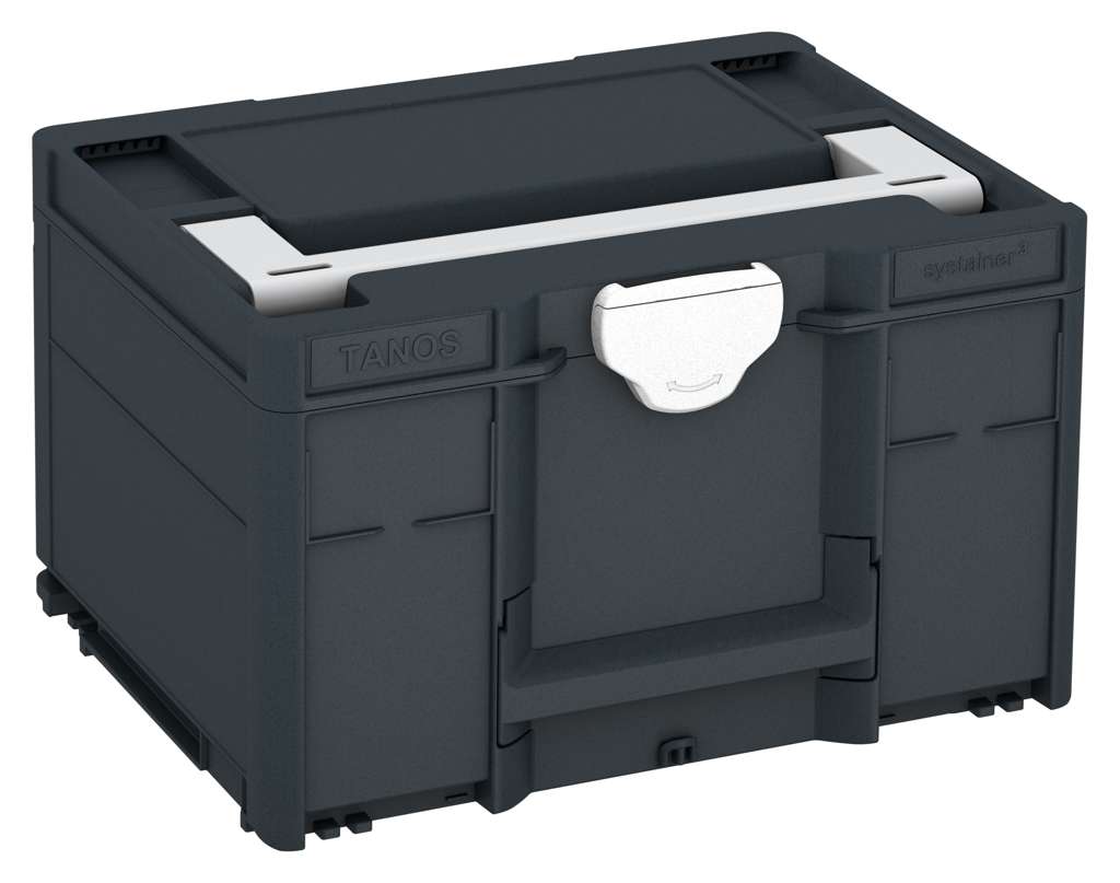 Systainer³ M 237, Anthracite with Light Grey lid handle and White catches