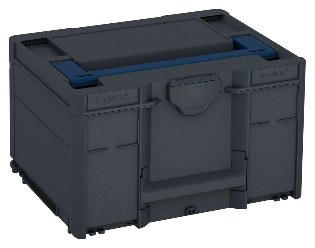 Systainer³ M 237, Anthracite with Sapphire Blue lid handle