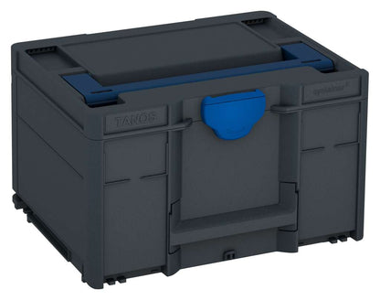 Systainer³ M 237, Anthracite with Sapphire Blue lid handle and Signal Blue catches