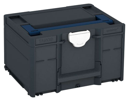 Systainer³ M 237, Anthracite with Sapphire Blue lid handle and White catches
