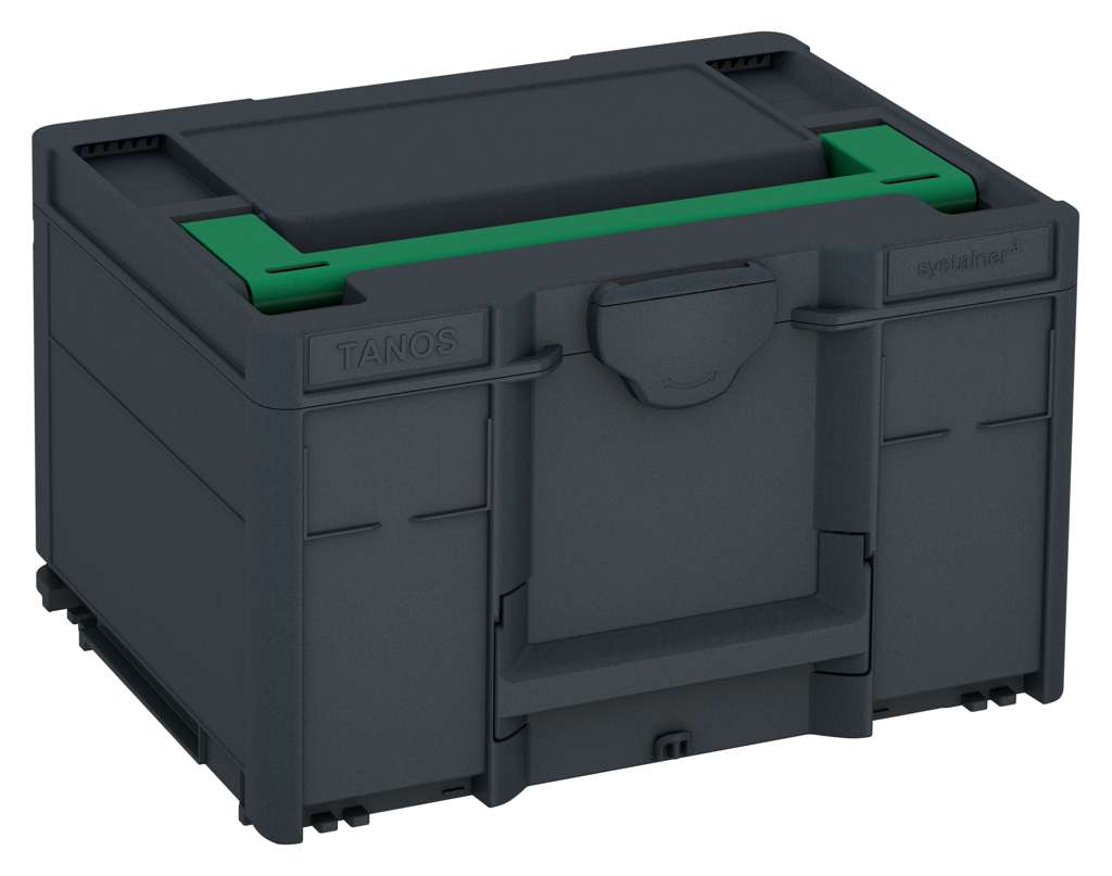 Systainer³ M 237, Anthracite with Signal Green lid handle