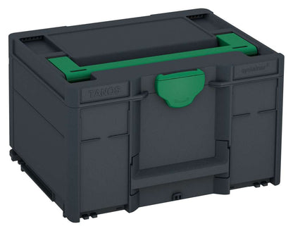Systainer³ M 237, Anthracite with Signal Green lid handle and Signal Green catches