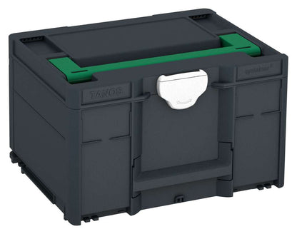 Systainer³ M 237, Anthracite with Signal Green lid handle and White catches