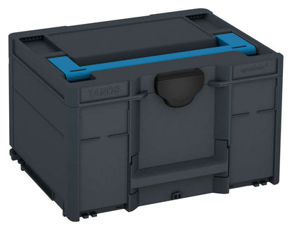 Systainer³ M 237, Anthracite with Sky Blue lid handle and Black catches