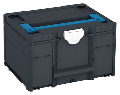 Systainer³ M 237, Anthracite with Sky Blue lid handle and White catches