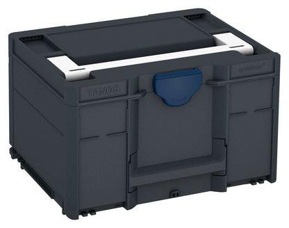Systainer³ M 237, Anthracite with White lid handle and Sapphire Blue catches