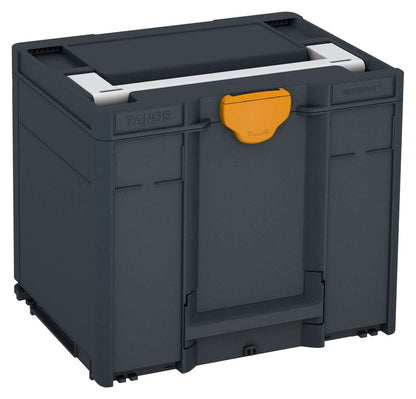 Systainer³ M 337, Anthracite with Light Grey lid handle and Daffodil Yellow catches