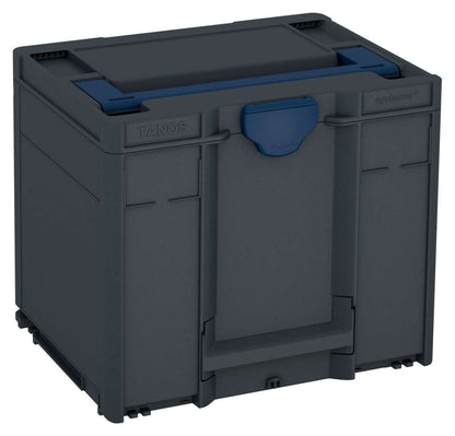 Systainer³ M 337, Anthracite with Sapphire Blue lid handle and Sapphire Blue catches