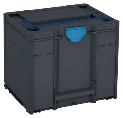 Systainer³ M 337, Anthracite with Sapphire Blue lid handle and Sky Blue catches