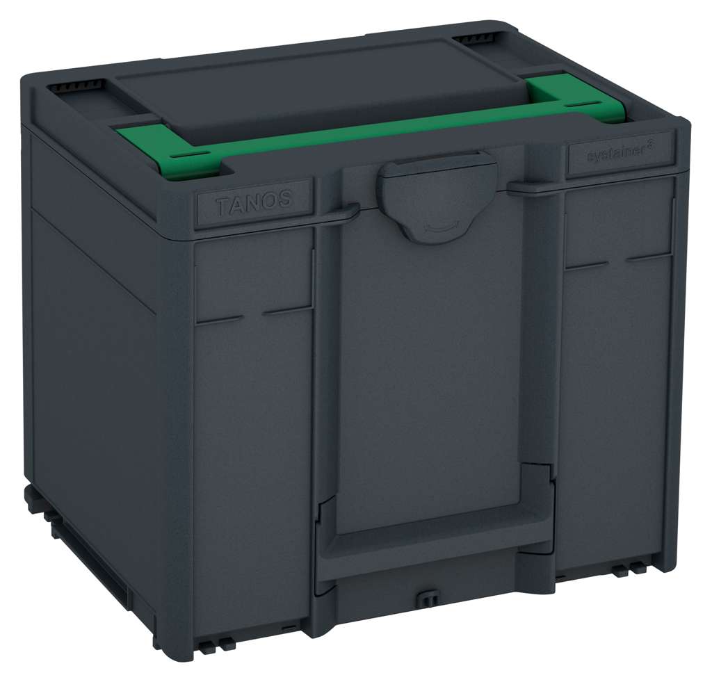Systainer³ M 337, Anthracite with Signal Green lid handle
