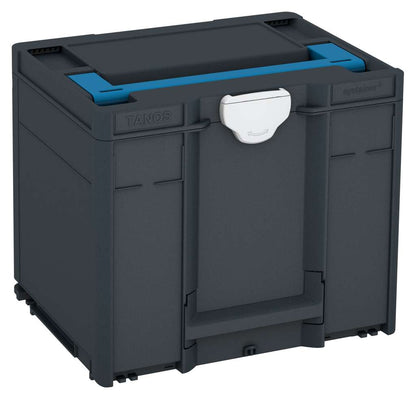 Systainer³ M 337, Anthracite with Sky Blue lid handle and Light Grey catches