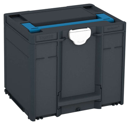 Systainer³ M 337, Anthracite with Sky Blue lid handle and White catches