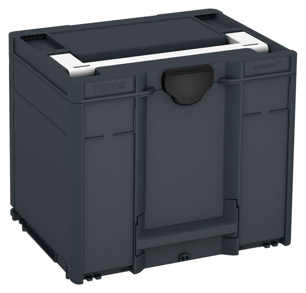 Systainer³ M 337, Anthracite with White lid handle and Black catches