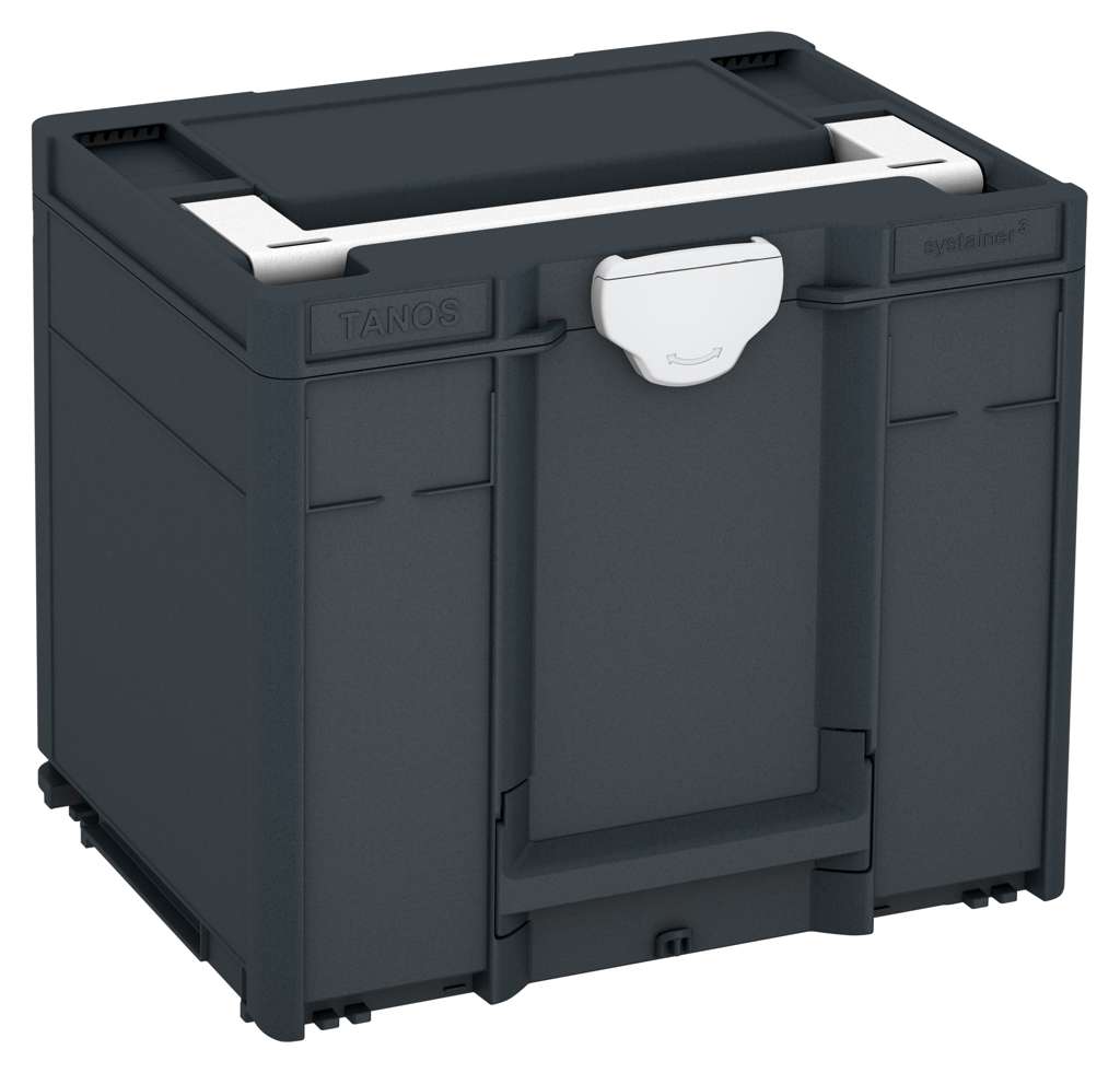 Systainer³ M 337, Anthracite with White lid handle and Light Grey catches