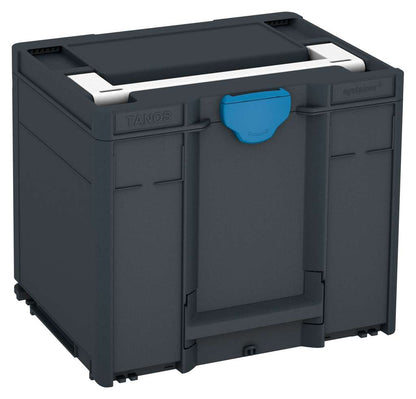 Systainer³ M 337, Anthracite with White lid handle and Sky Blue catches