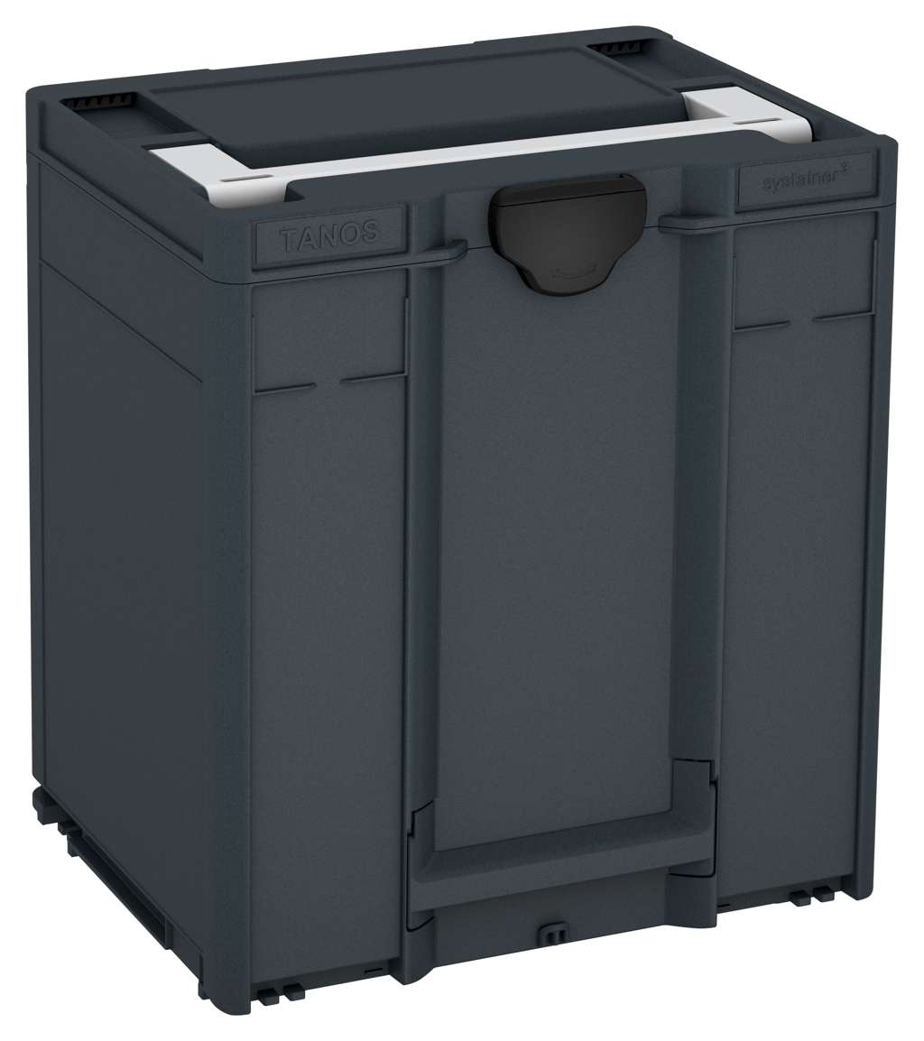 Systainer³ M 437, Anthracite with Light Grey lid handle and Black catches