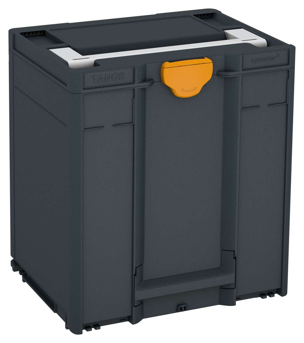Systainer³ M 437, Anthracite with Light Grey lid handle and Daffodil Yellow catches