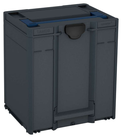 Systainer³ M 437, Anthracite with Sapphire Blue lid handle and Black catches