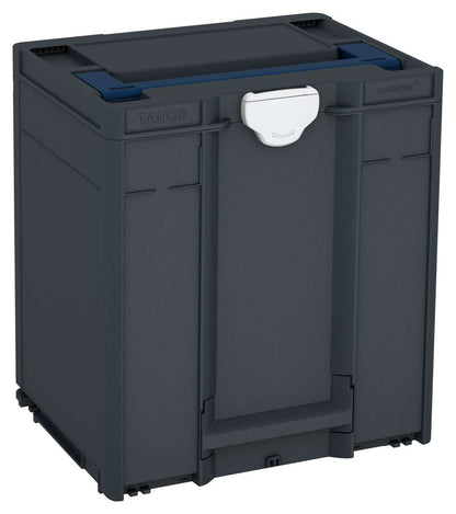 Systainer³ M 437, Anthracite with Sapphire Blue lid handle and Light Grey catches