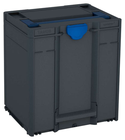 Systainer³ M 437, Anthracite with Sapphire Blue lid handle and Signal Blue catches