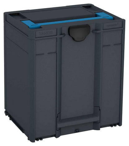 Systainer³ M 437, Anthracite with Sky Blue lid handle and Black catches