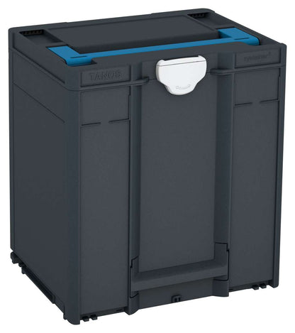 Systainer³ M 437, Anthracite with Sky Blue lid handle and Light Grey catches
