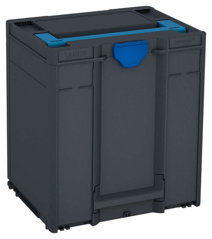 Systainer³ M 437, Anthracite with Sky Blue lid handle and Signal Blue catches