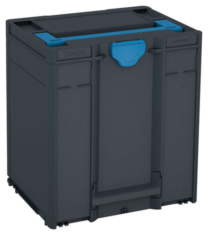 Systainer³ M 437, Anthracite with Sky Blue lid handle and Sky Blue catches