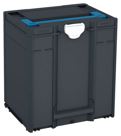 Systainer³ M 437, Anthracite with Sky Blue lid handle and White catches